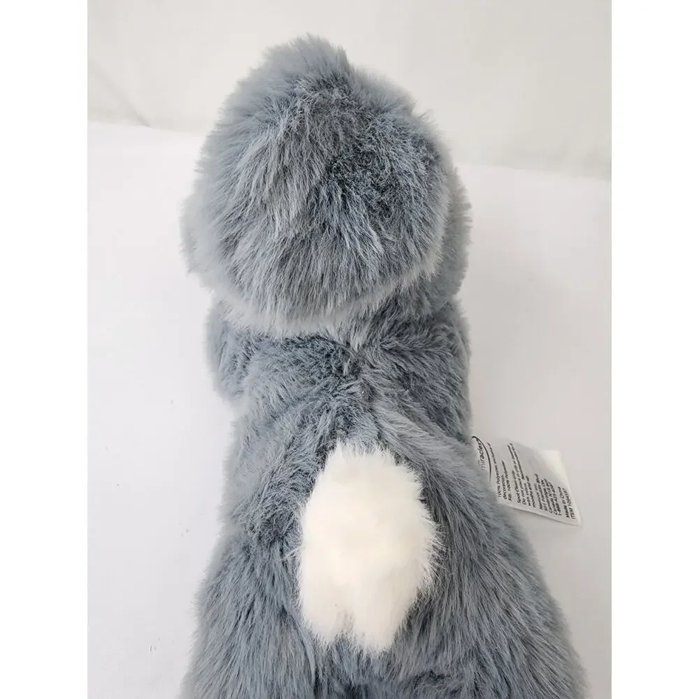 Little Miracles Costco Gray Bunny Rabbit Plush Stuffed Stitched Eye Baby Infant